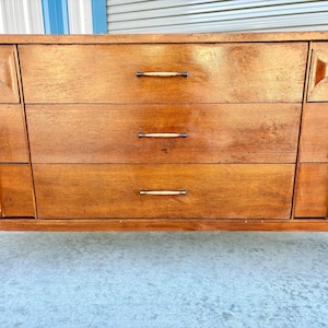 1960s Mid Century Walnut Dresser by Kent Coffey image 2