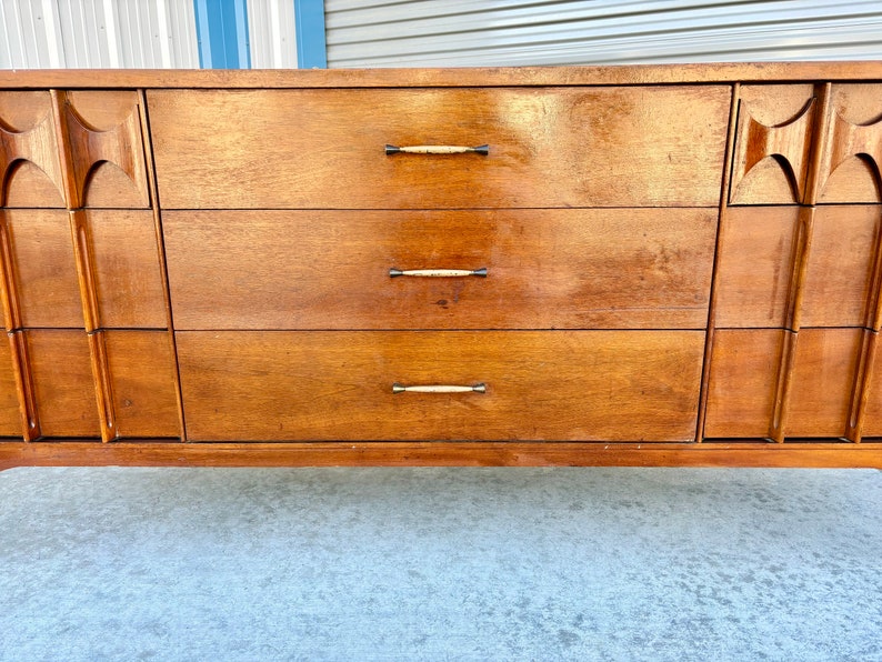 1960s Mid Century Walnut Dresser by Kent Coffey image 2