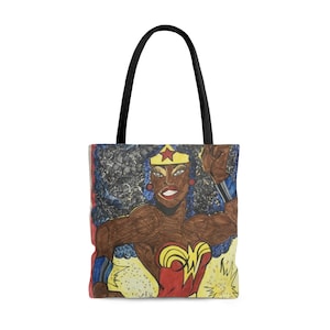 Lady Wonder Superhero - Tote Bag
