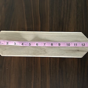 Handmade Hardwood Maple Wooden Seam Pressing Tool | Quilt Seam Presser 12 1/2&quot; x 3&quot; x 1 1/2&quot; | Quilter Gift