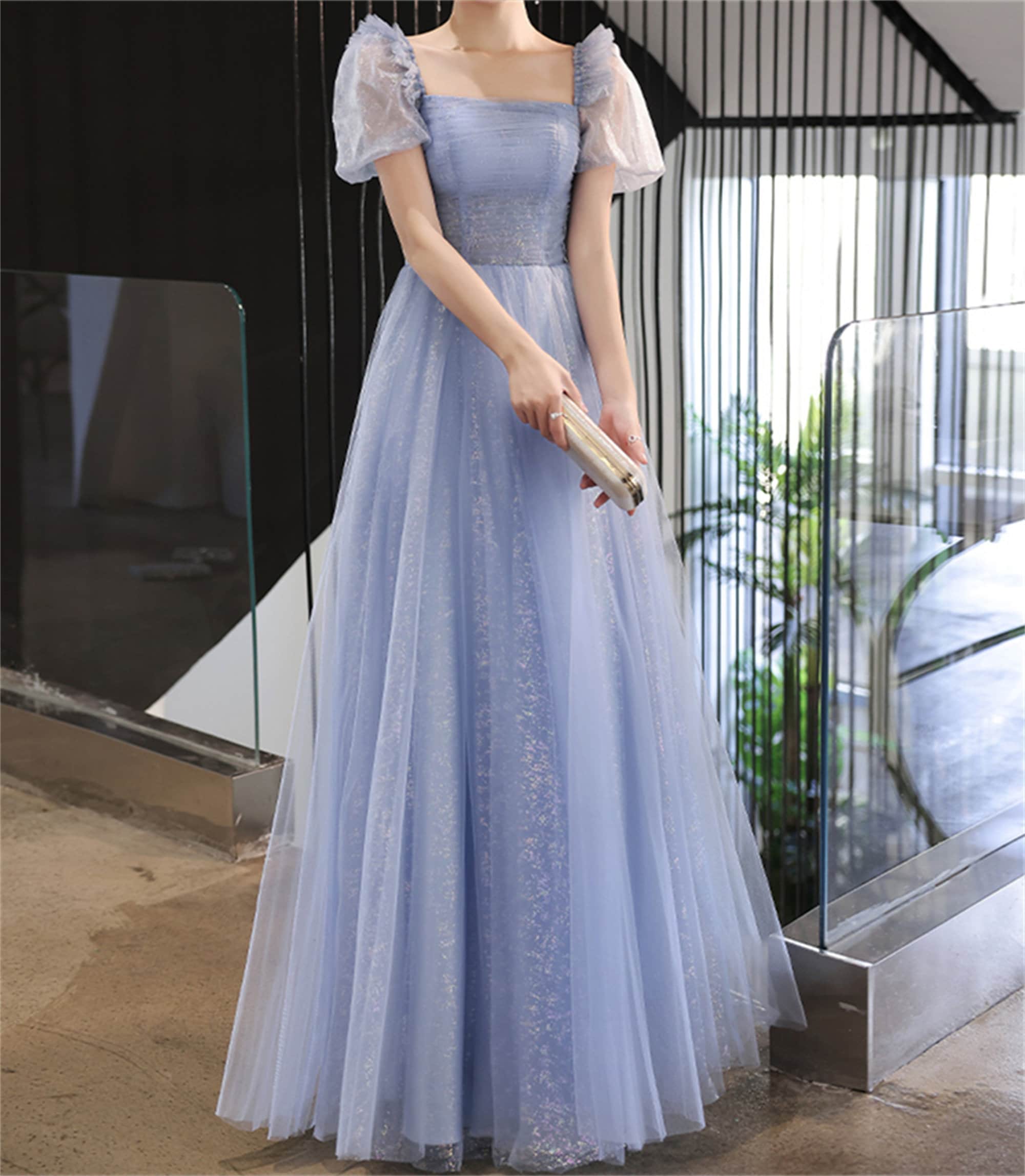 Elegant And Cute Green Lace Spaghetti Straps Square Neck A-Line Long Prom Dress,SFPD0205 Elegant And Cute Green Lace Spaghetti Straps Square Neck A-Line Long Prom Dress,SFPD0205