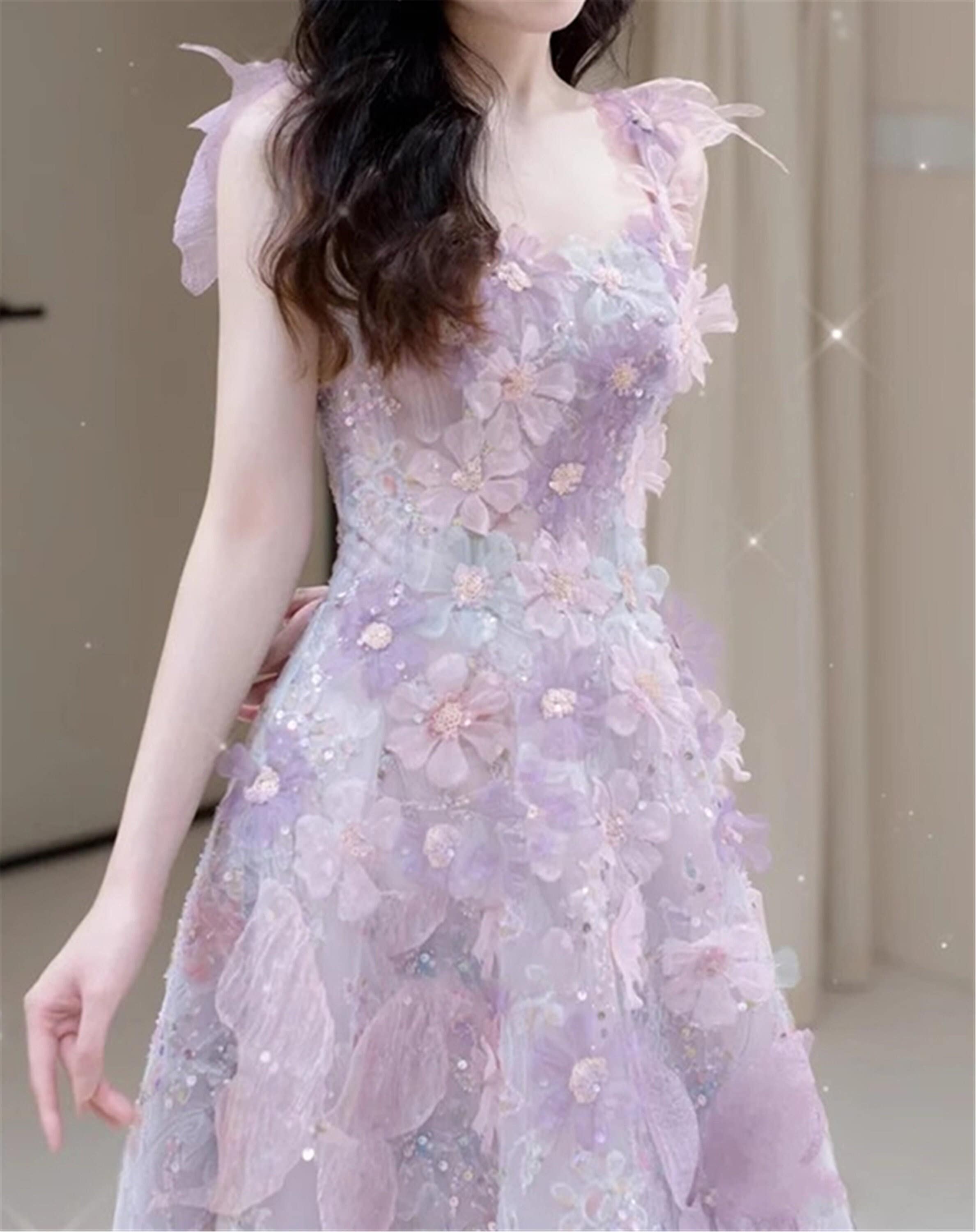 Fancy Floral Dress Etsy