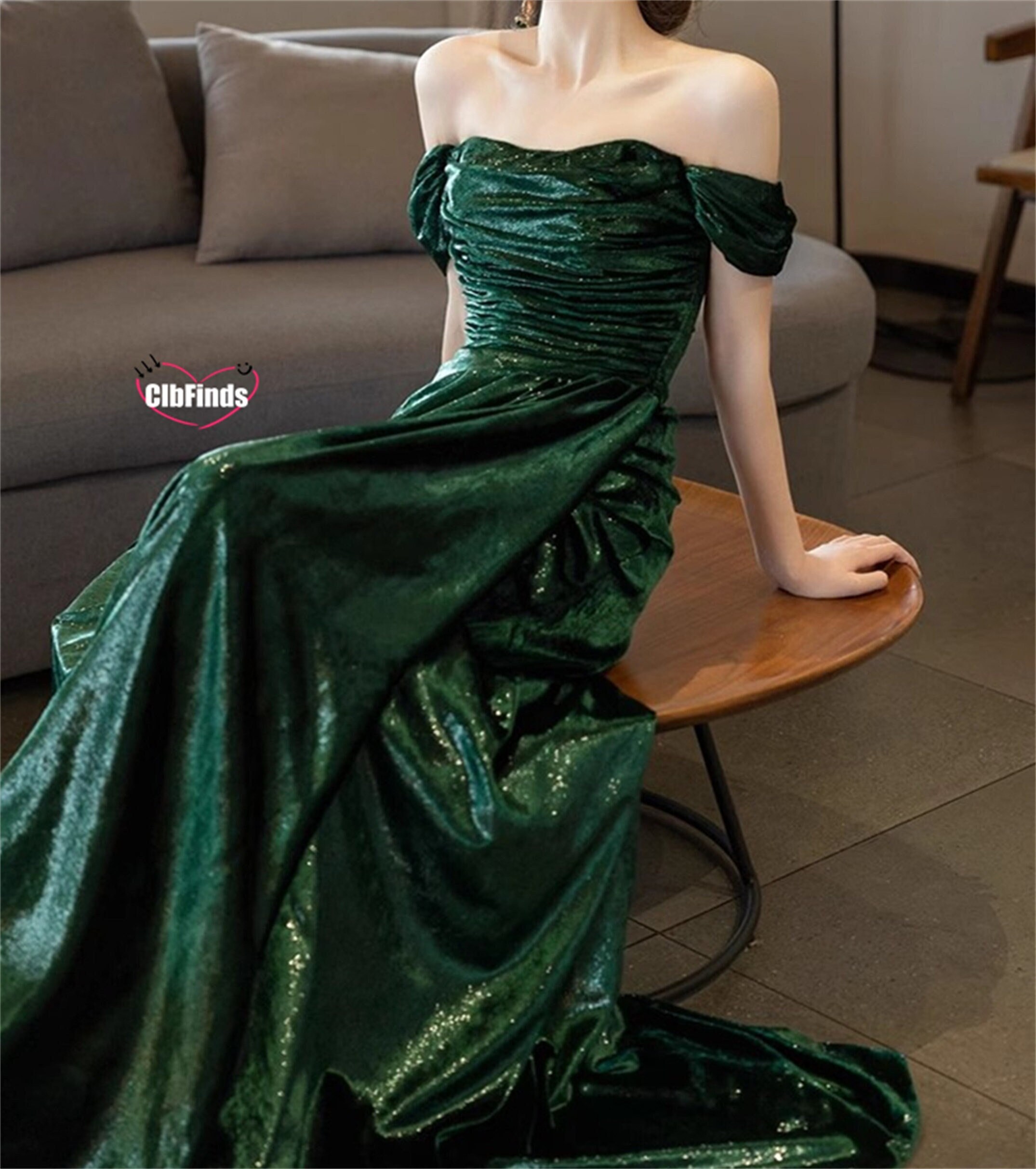 Green Ball Gown Etsy Canada