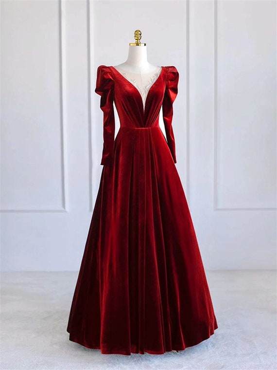 Velvet beaded dress cheap
