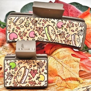 Apple Pie Claw Clip  - Digital Laser File - PDF - SVG (Digital File Only) Laser Tested