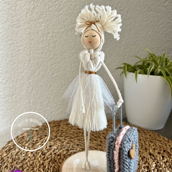 Macrame traveler Doll