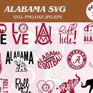 Svg Alabama, Alabama png, Roll Tide, Svg Alabama football, Alabama State Svg, Crimson Tide, Svg Alabama maison, Svg football universitaire