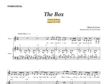Custom Title Page for Sheet Music Art