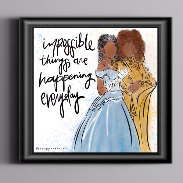 Brandy and Whitney Cinderella Print