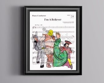 Shrek the Musical Sheet Music Art
