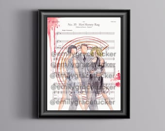 Chicago Movie Sheet Music Art