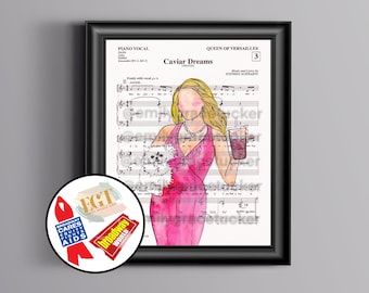Queen of Versailles Sheet Music Art BWW & BCEFA