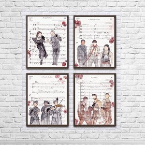 Hadestown Sheet Musical Art Set
