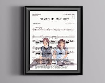 Spring Awakening Sheet Music Art
