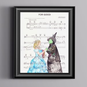 Partituras de Wicked de Glinda y Elphaba