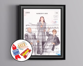 CHESS Sheet Music Art BWW & BCEFA