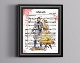 Sweeney Todd Sheet Music Art