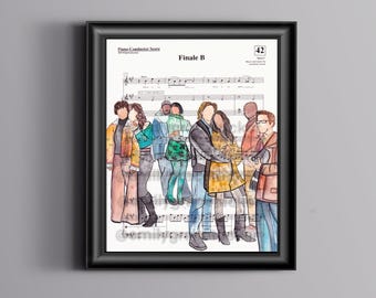 Rent Finale B Sheet Music Art