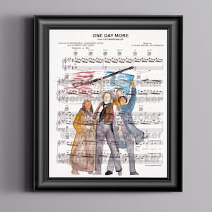 Partitura de "One Day More" de Los Miserables