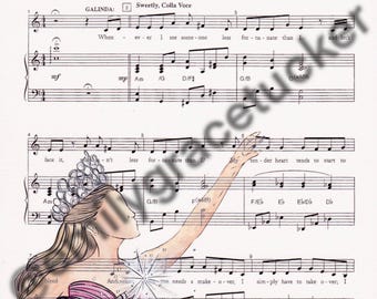 Popular Glinda Sheet Music Art