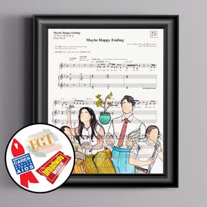 Maybe Happy Ending Sheet Music Art BWW & BCEFA