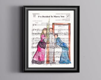 Gentleman's Guide to Love and Murder Sheet Music Art