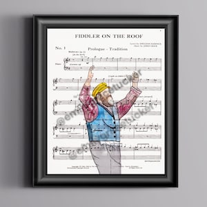 Fiddler on the Roof Sheet Music Art