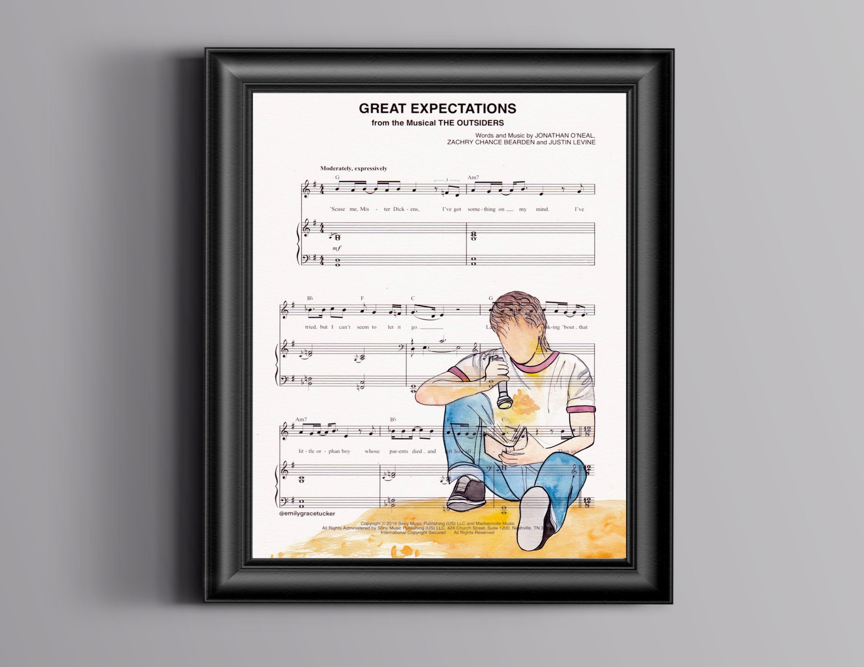 アート・デザイン・音楽 WERK MAGAZINE No.12 THE OUTSIDERS The Outsiders Sheet Music Art - Etsy