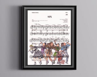 SIX Inspired Sheet Music Art