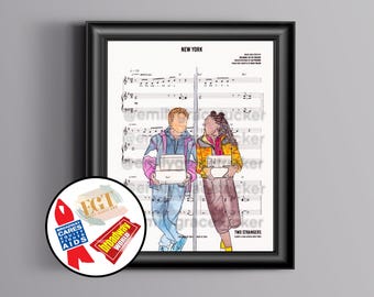 Two Strangers Carry A Cake Sheet Music Art BWW & BCEFA
