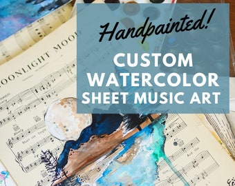 Custom Sheet Music Art