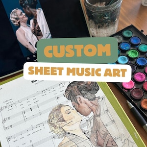 Custom Sheet Music Art