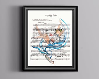 Anything Goes Sheet Music Art