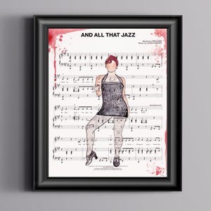 Partitura de "All that Jazz" de Chicago