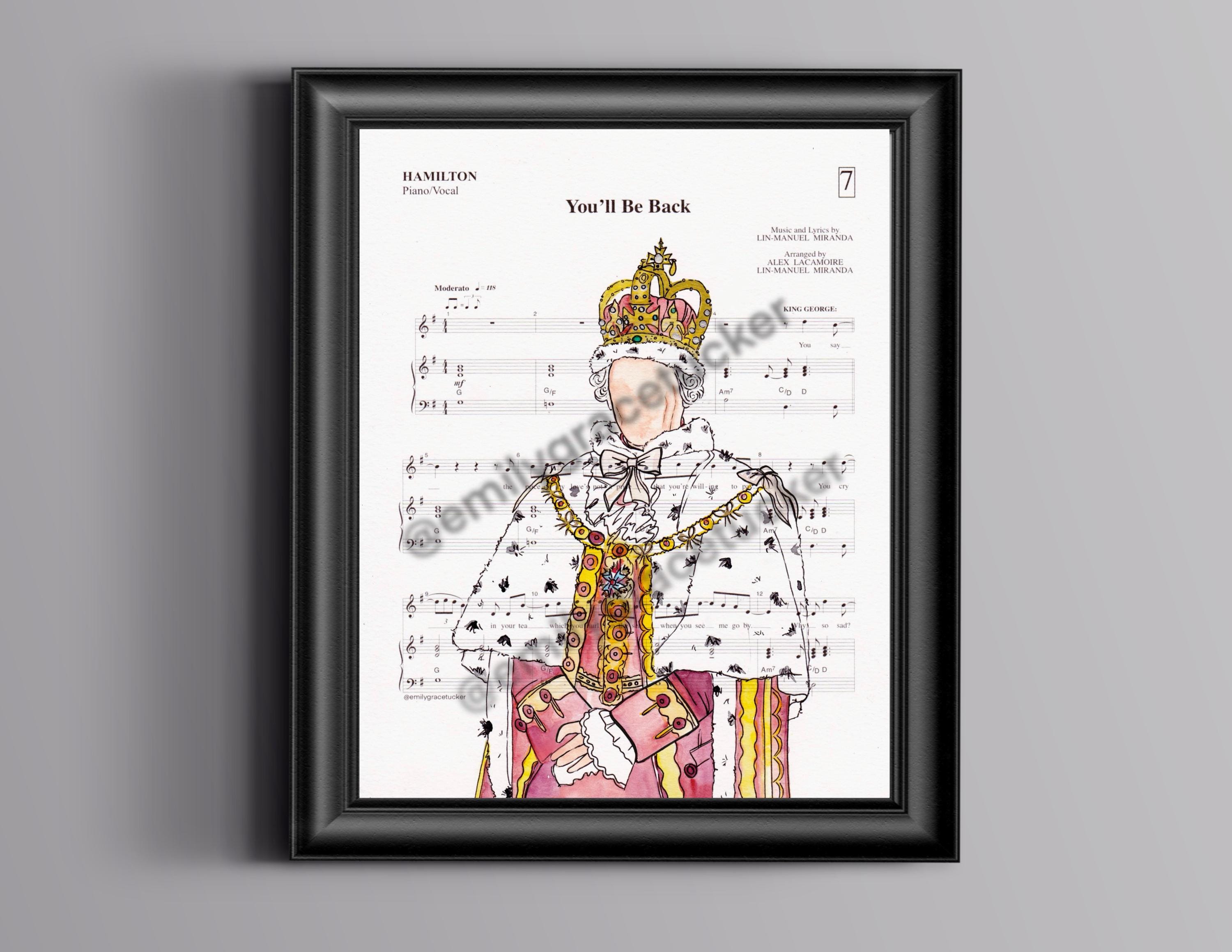 You Ll Be Back Lyrics Songs The King Sings In Hamilton King George