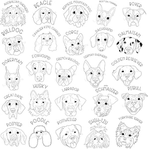 Hund SVG PNG PDF - Original, handgezeichnet