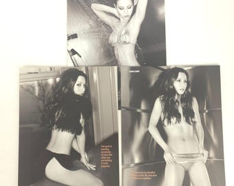 China Chow Maxim Magazine Print Ad Photo Feature 2000 Celebrity Editorial Y2K