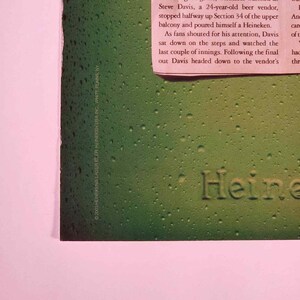 Heineken "Beer Vendor Caught Serving Himself" Vintage PrintAd 2003 Maxim 8.5x11" image 3