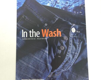 Calvin Klein Jeans 2000 Print Ad CK Denim MaximWear Y2K Fashion Closet Wall Art
