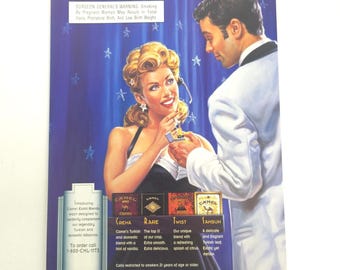 Camel Blends 2000 Cigarette Print Ad Retro Wall Art Tobacciana Collector