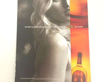 Chivas Regal 12 Scotch Whisky Print Ad Y2K Home Bar Decor Wall Art 2000 Man Cave