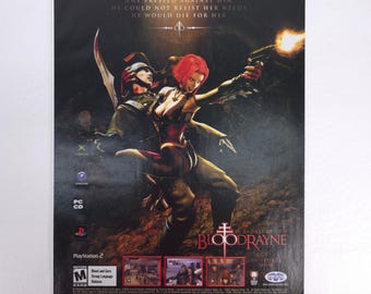 2001 Kinetica Framed Print Ad/poster Original PS2 Playstation 2