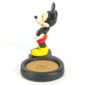 Disney Mickey Mouse Desk Top Coaster Cup Holder Mug 6" Tall Figurine Officecore image 4