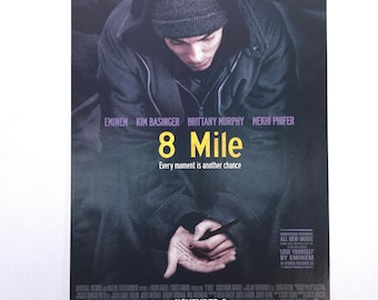 8 MILE MOVIE POSTER 2 Sided Original Final 27x40 Eminem Brittany