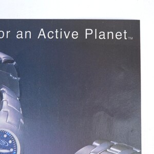 Vintage 2001 Armitron Watch Print Ad Sport Timepiece Advertising Collector Decor afbeelding 3