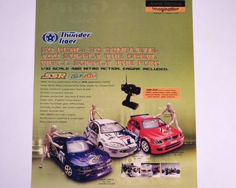 Thunder Tiger SSR 1/10 Scale "So Real. So Complete." Print Ad 2004 8.5" x 11"