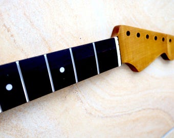 ST-style neck,  quartersawn maple