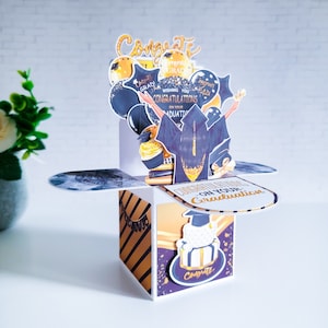 Boîte de remise de diplômes, cadeau de remise des diplômes