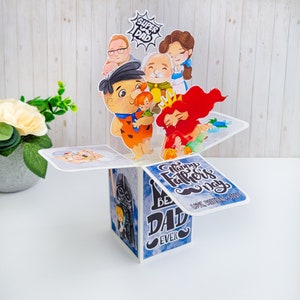Carte pour papa, boîte d'anniversaire pour toute occasion pour la fête des pères