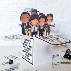 Office Birthday Box Card, Funny Birthday Card